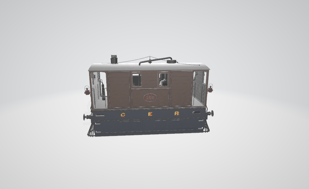 Steam Locomotive GER C53 - Steam locomotive 3D model