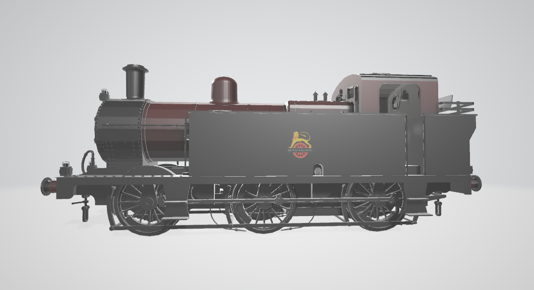 Steam Locomotive Jinty - Steam locomotive 3D model