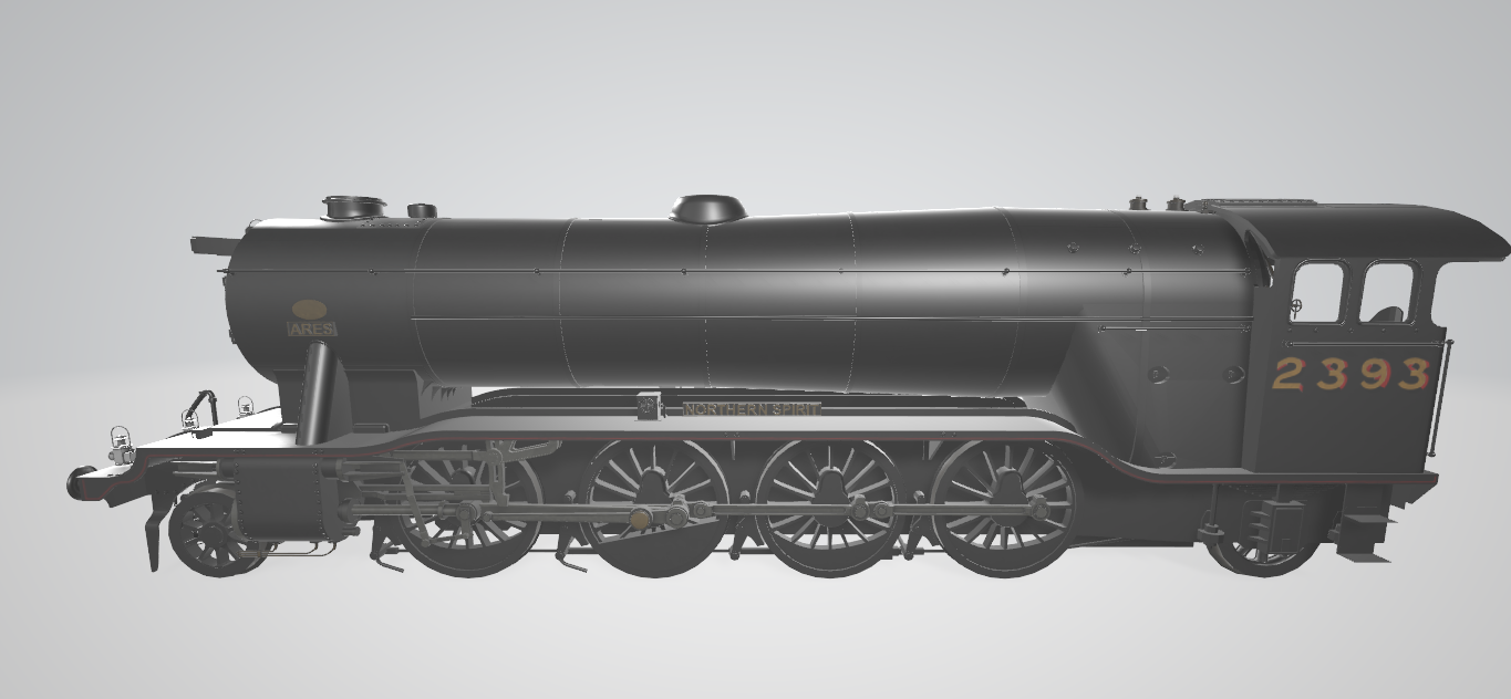 Steam Locomotive The LNER P1 - Steam locomotive 3D model