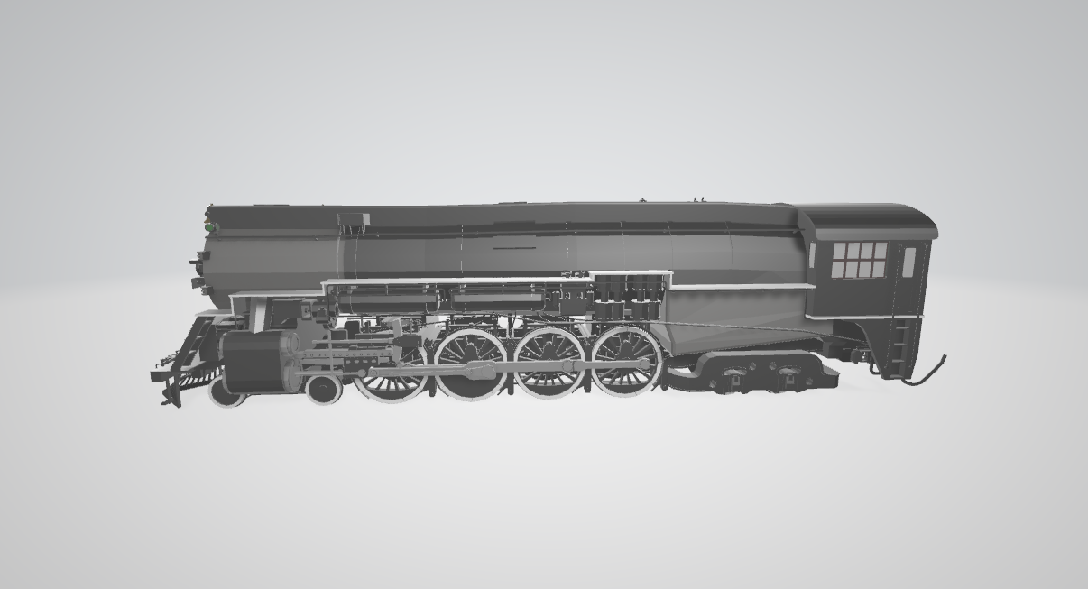 Steam Locomotive RP Mk1 Northern X - Steam locomotive 3D model