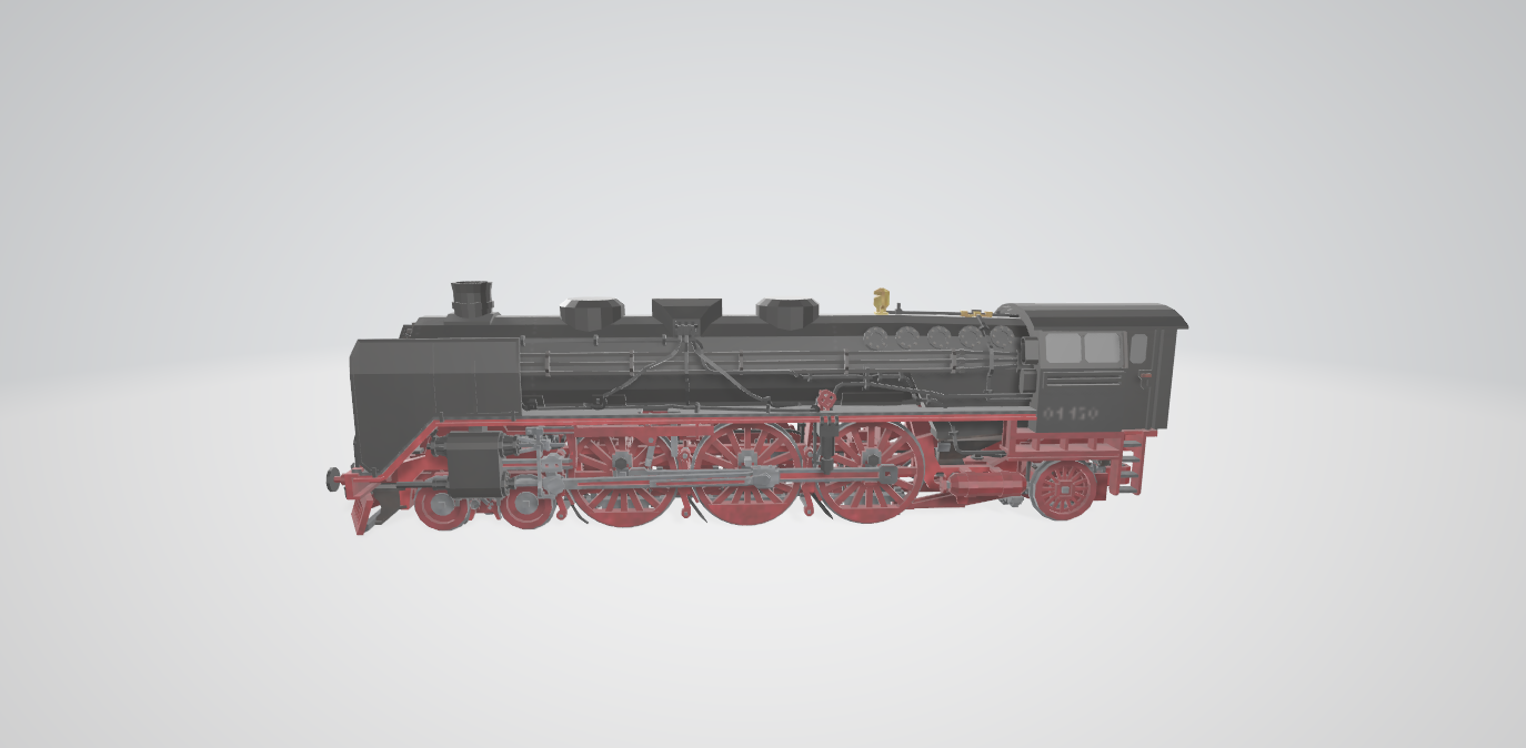 Steam Locomotive BR 01 - Steam locomotive 3D model