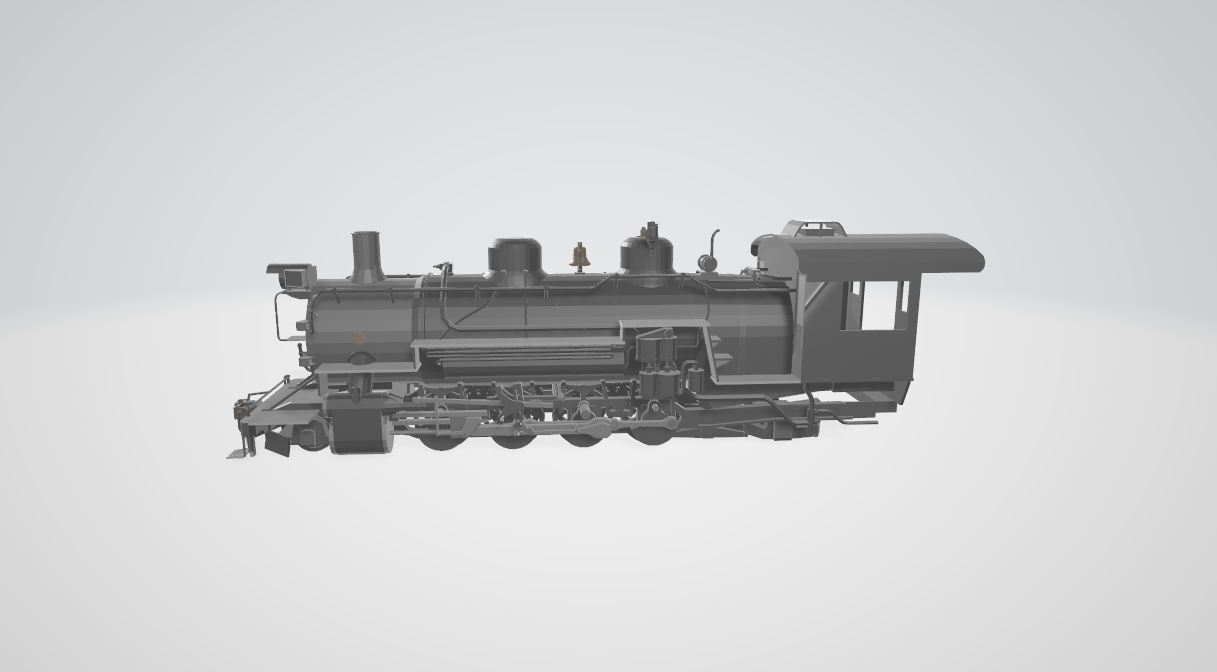 Steam Locomotive K-36 - Steam locomotive 3D model