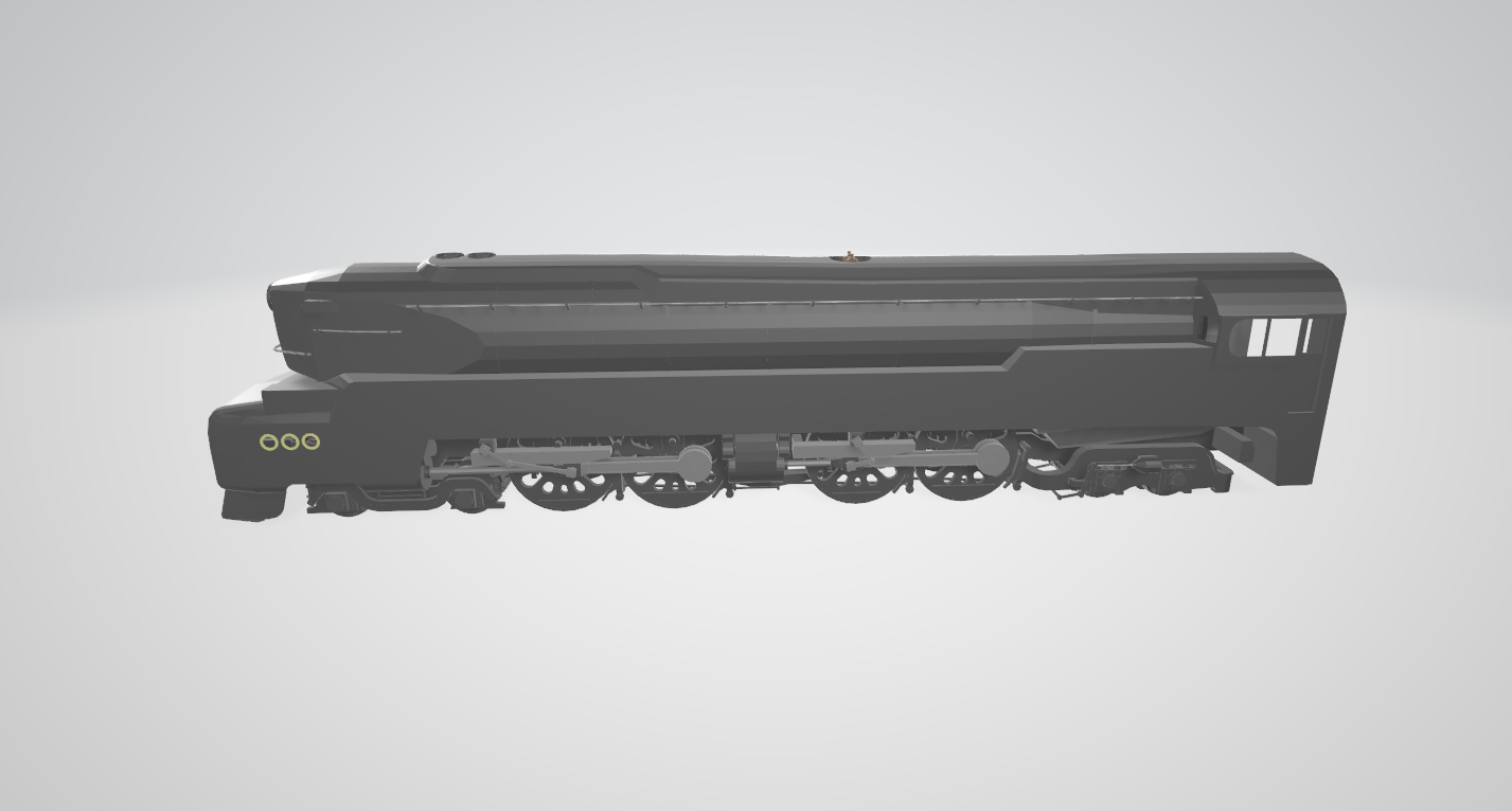 Steam Locomotive T1 - Steam locomotive 3D model
